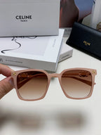 TRIOMPHE SUNGLASS 497815 IN PINK CLEAR METAL