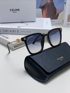 TRIOMPHE SUNGLASS 497819 IN GOLD METAL BLACK SMOKE LENSES