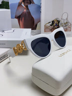 WINGED MEDUSA ROUND FRAME SUNGLASSES 588706 IN ACETATE
