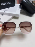 SQUARE SUNGLASSES 632874 IN WHITE ACETATE