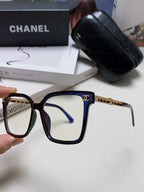 SQUARE SUNGLASSES 632882 IN BLACK ACETATE CLEAR LENSES