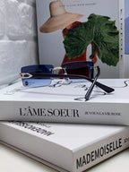 C DE RECTANGULAR FRAME SUNGLASSES 518454 IN METAL