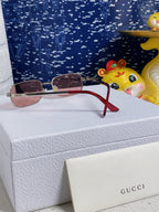 RECTANGULAR FRAME SUNGLASSES GG1457S IN METAL