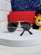 SIGNATURE AVIATOR FRAME SUNGLASSES  563238 IN METAL