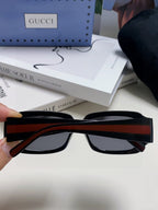 RECTANGULAR FRAME SUNGLASSES 570237 IN ACETATE