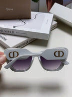 BOBBY B1U SUNGLASS 571589 IN WHITE ACETATE GREY SMOKE LENSES
