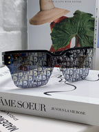OBLIQUE SUNGLASS 571598 IN BLACK ACETATE