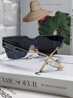 OBLIQUE SUNGLASS 571598 IN BLACK ACETATE