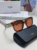 TRIOMPHE SUNGLASSES 573251 IN HAVANA ACETATE METAL LOGO