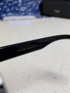 TRIOMPHE SUNGLASS 538534 IN BLACK ACETATE