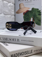 GLIMPSE SUNGLASSES 576821 IN BLACK ACETATE