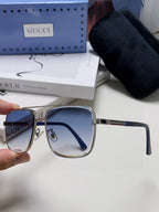 SQUARE FRAME SUNGLASSES 576880 IN METAL