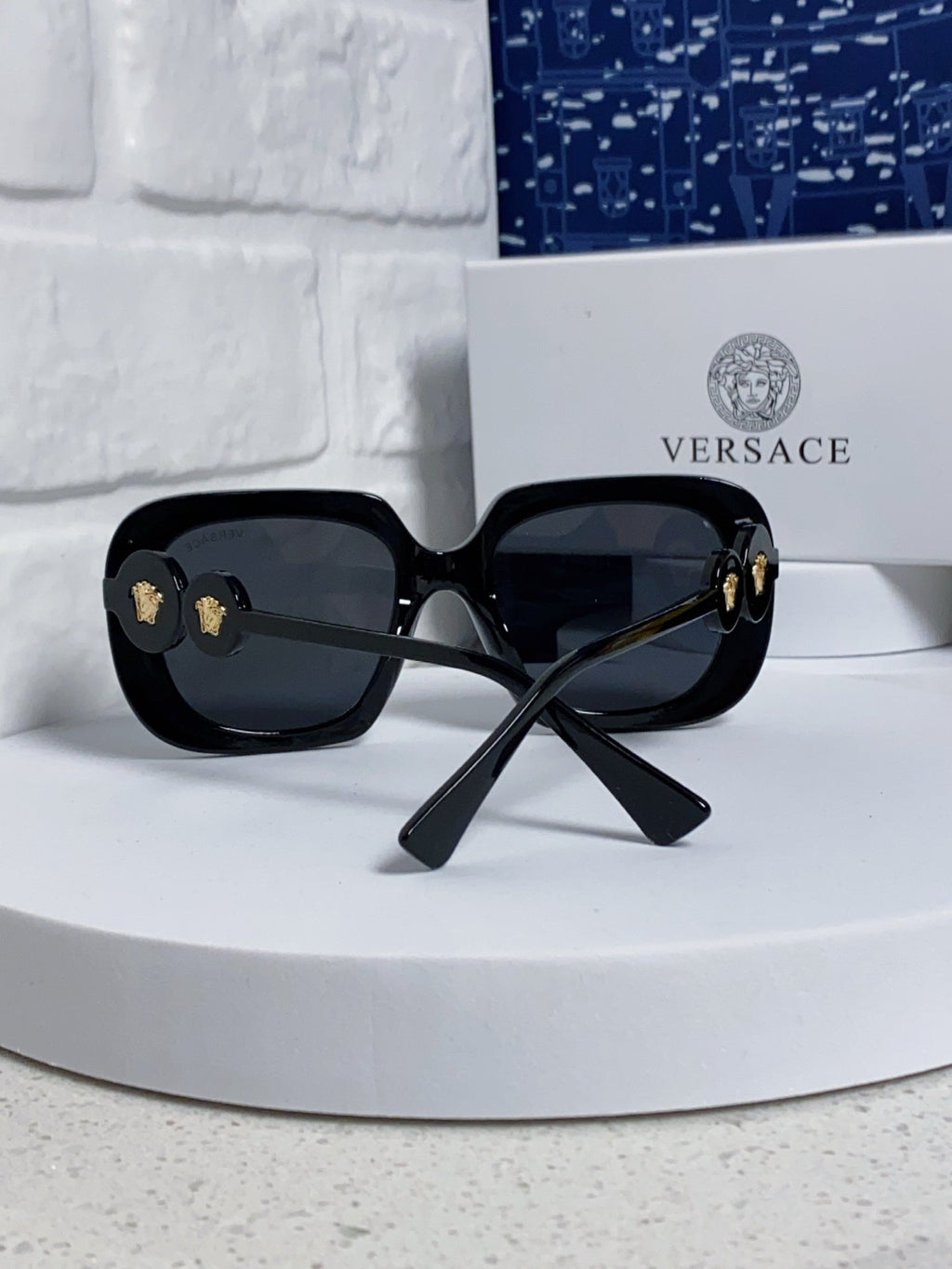 MEDUSA BIGGIE MAXI SQUARE FRAME SUNGLASSES 587283 IN ACETATE