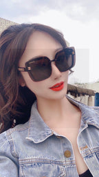 SQUARE SUNGLASSES 638797 IN ACETATE