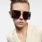 30MONTAIGNE S7U SUNGLASS 578109 IN GOLD METAL GREY SMOKE LENSES