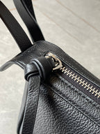 SIMPLY MINI 22 IN BLACK GRAINED CALFSKIN