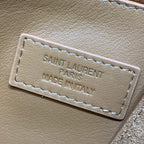 LE 5 À 7 SUPPLE BAG 31 IN PEANUT BROWN SUEDE