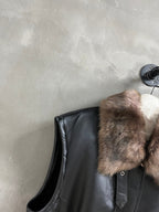 YSL 25S LEATHER VEST STYLE 144