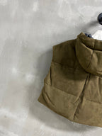 PRADA 25S SUEDE DOWN VEST 386