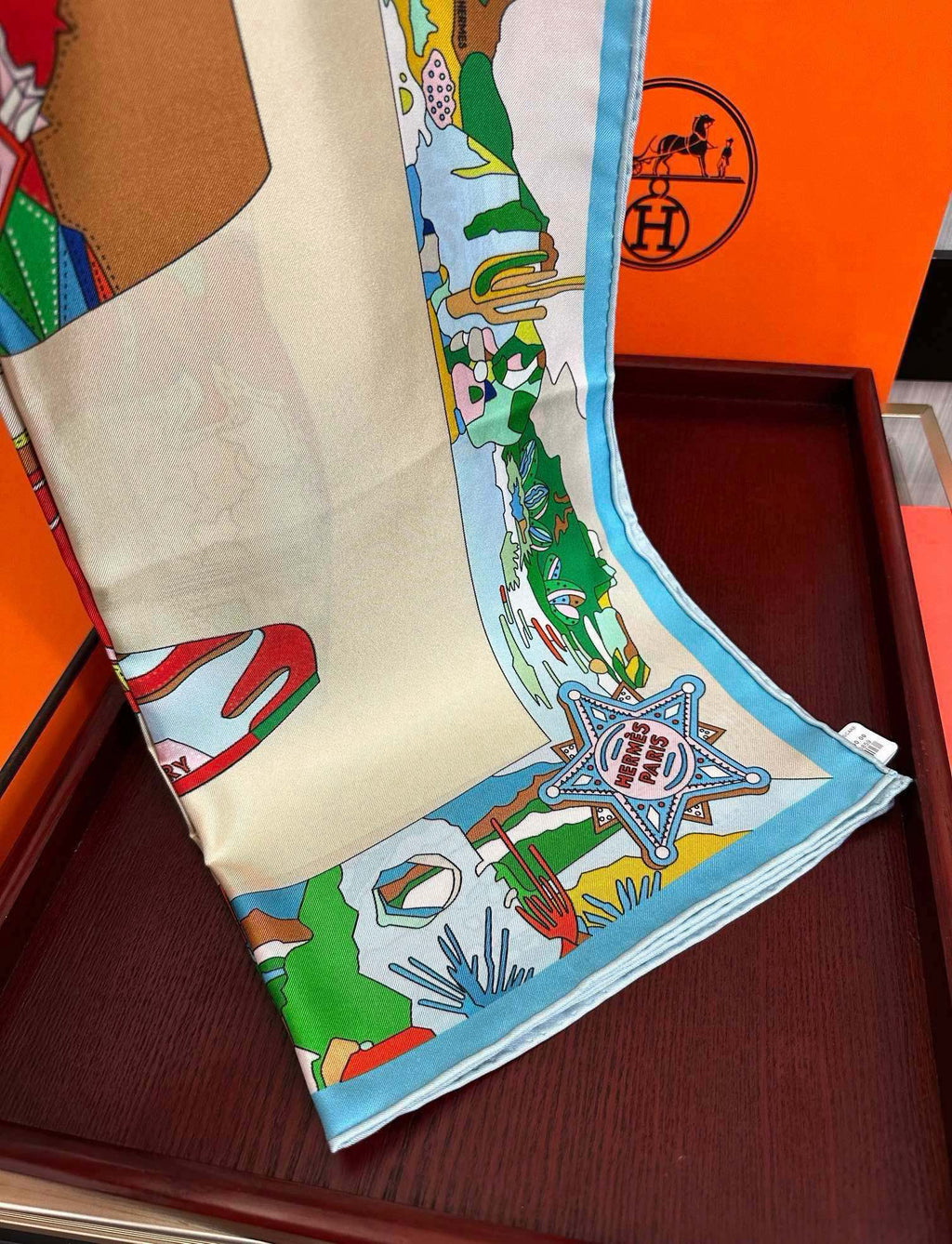 HERMES 25S SCARF 90 IN SILK 733835