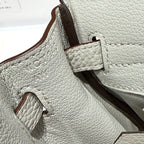 HM BIRKIN 25CM IN CREAM TOGO LEATHER SILVER HARDWARE
