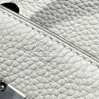 HM BIRKIN 25CM IN CREAM TOGO LEATHER SILVER HARDWARE