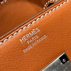 HM BIRKIN 30CM IN VEAU BARENIA SWIFT CALFSKIN ERCU TOILE CANVAS