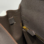 KELLY 28CM IN EBENE EPSOM CALFSKIN GOLD HARDWARE