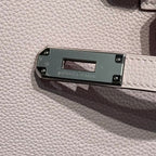 HERMES 25S BIRKIN 30 IN PINK BABY CALFSKIN SILVER HARDWARE