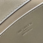 VOLTAIRE IN BOX 21 IN CARAMEL BROWN CALFSKIN GOLD LOGO
