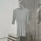 MIUMIU SHORT-SLEEVE KNIT TOP STYLE 513