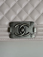 BOY BAG MEDIUM 25 IN PINK NUDE CALFSKIN