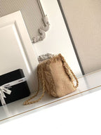 CC 2025 Crochet 38cm Beige Tweed Fabric 298113