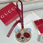 Gucci Etoupe Red Blue Panda Bag Charm