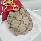 Gucci Etoupe Red Blue Owl Bag Charm