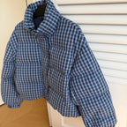 MIUMIU PLAID PUFFER JACKET STYLE 668