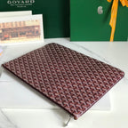 SÉNAT MGM POUCH 40 IN BURGUNDY RED GOYARDINE CANVAS