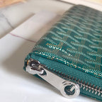 SÉNAT MGM POUCH 40 IN GREEN GOYARDINE CANVAS
