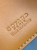 Goyard Saint-Pierre Card Wallet 11cm Yellow Canvas