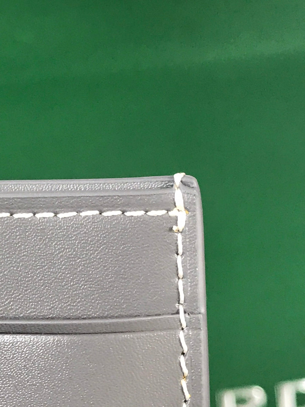 Goyard Saint-Pierre Card Wallet 11cm Grey Canvas