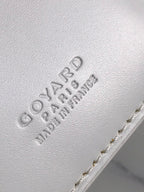 Goyard Saint-Pierre Card Wallet 11cm White Canvas
