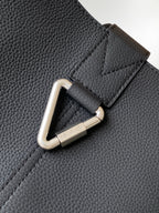 LV Verso Hobo Black Calfskin Suede