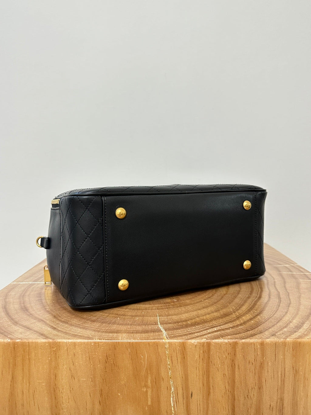 LIYA 31 BLACK CALFSKIN  TRAVEL BAG