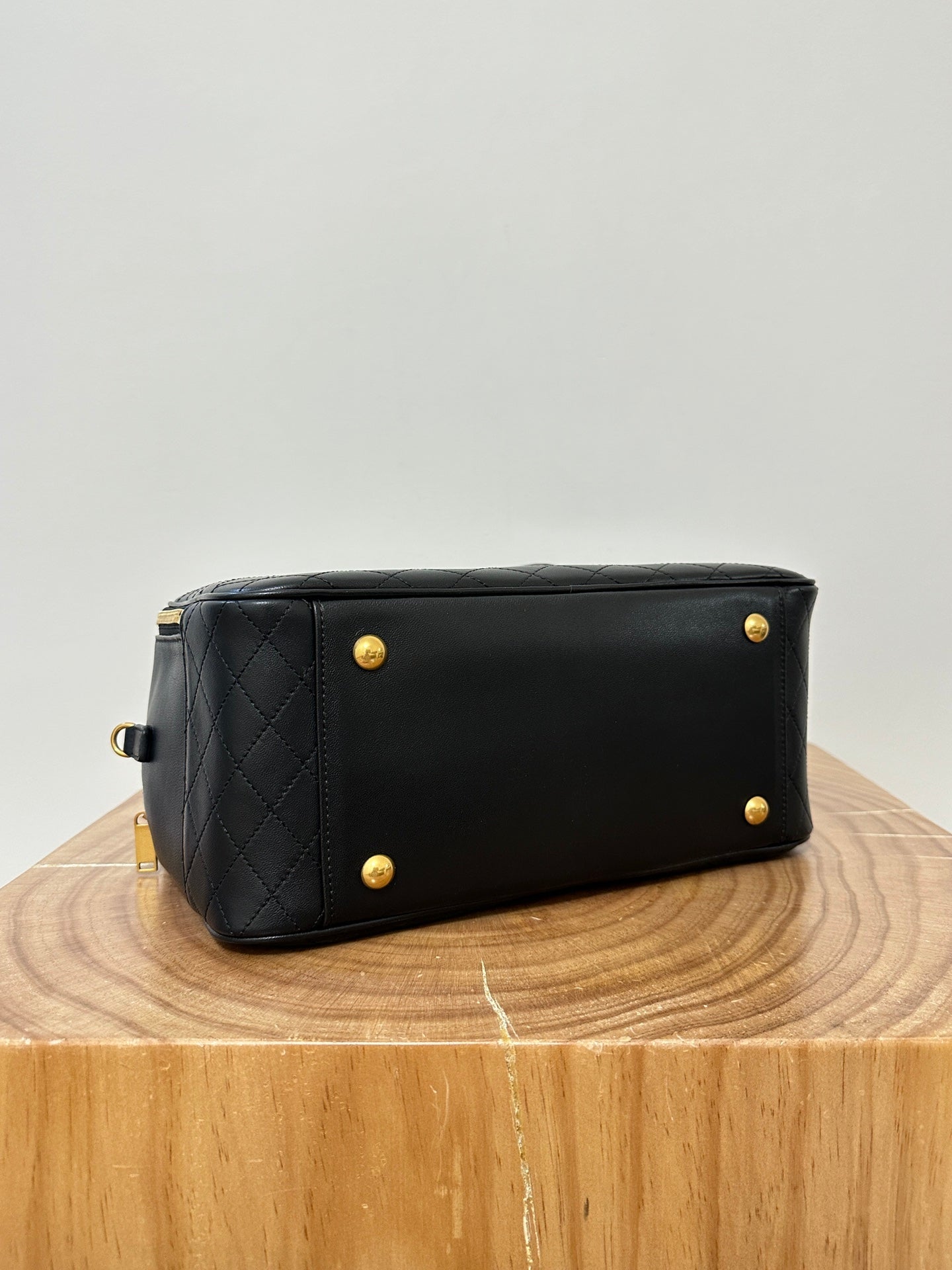 LIYA 31 BLACK CALFSKIN  TRAVEL BAG