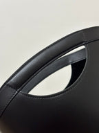 MINI 29 BLACK SOLF CALFSKIN BASKET BAG