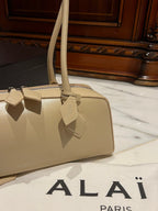 LE TECKEL MEDIUM BAG 33 IN EGG NOG GOATSKIN