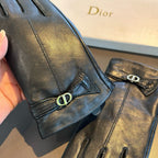 TOUCHSCREEN GLOVES IN BLACK LAMBSKIN 458584