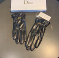 LAMBSKIN GLOVES BLACK 458587