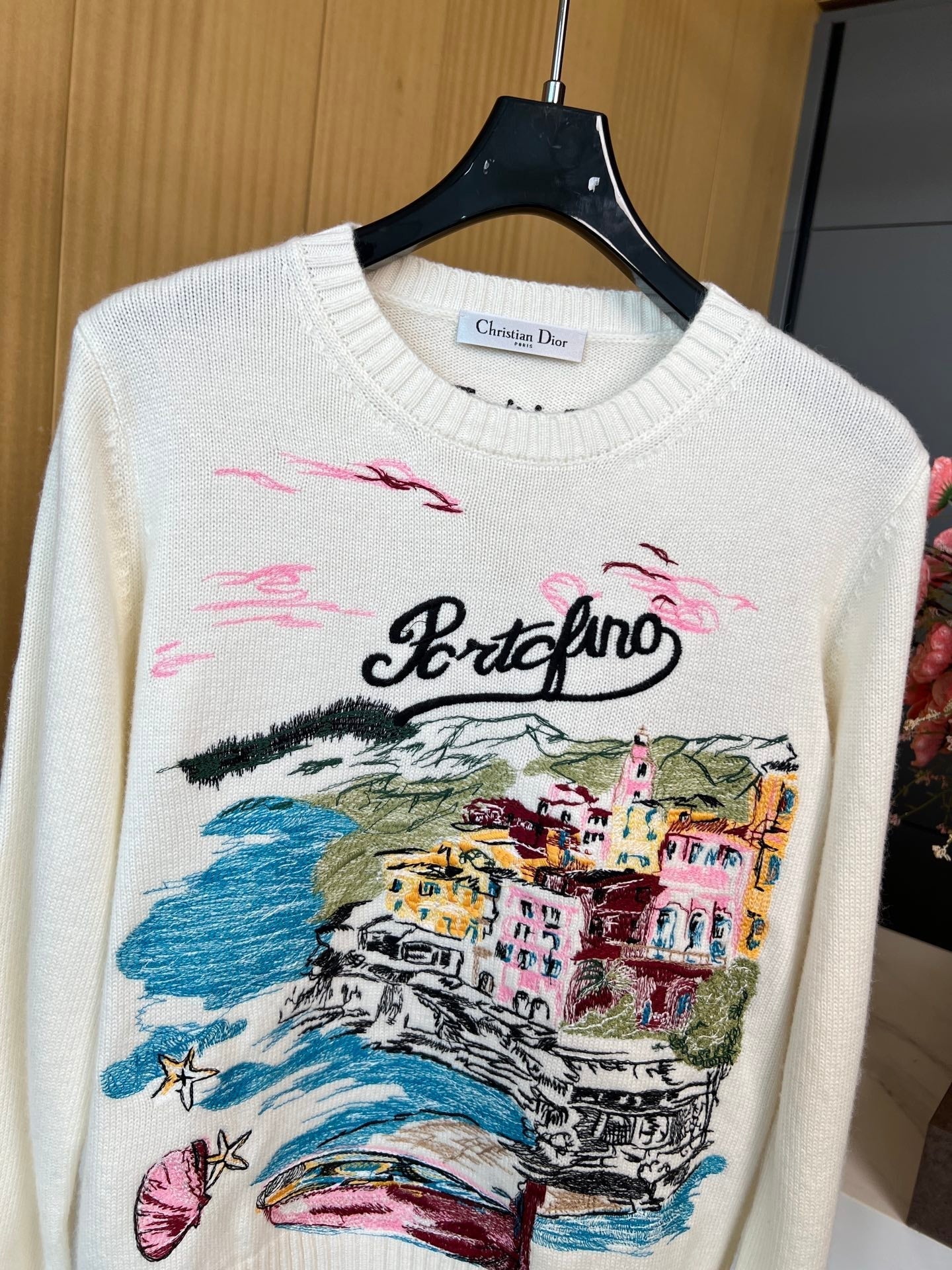 DIOR 25S LONG-SLEEVE CREW NECK T-SHIRT STYLE 199