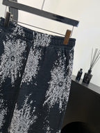 CHANEL 25S PRINTED WIDE-LEG PANTS 620489